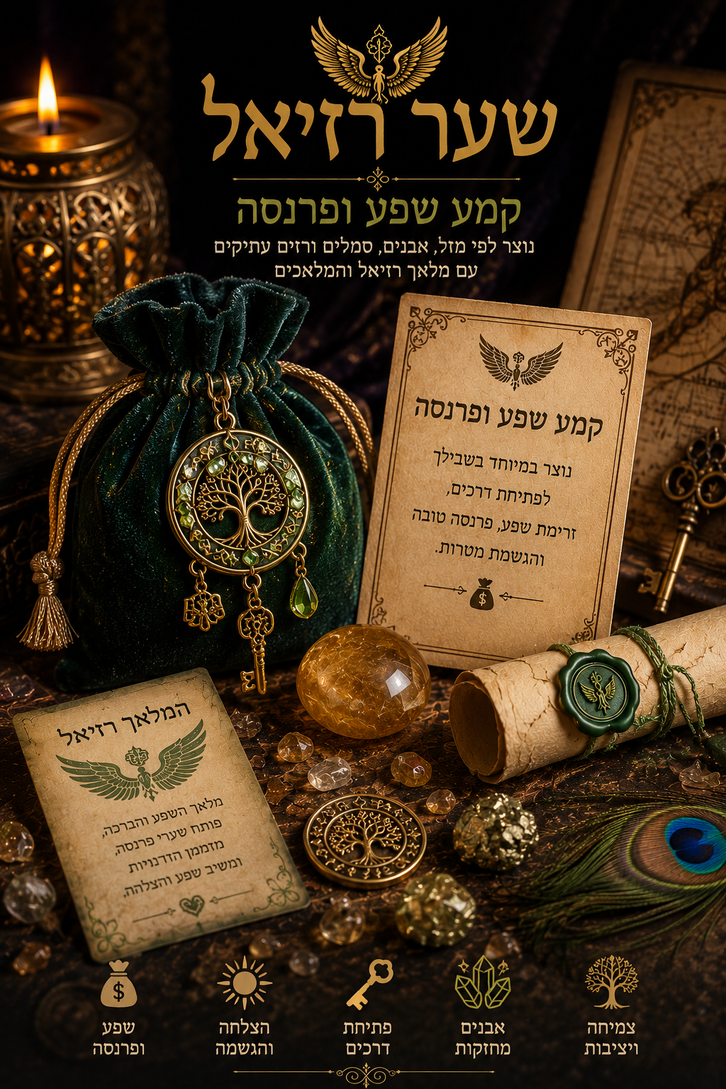 קמע שפע ופתיחת חסימות פרנסה