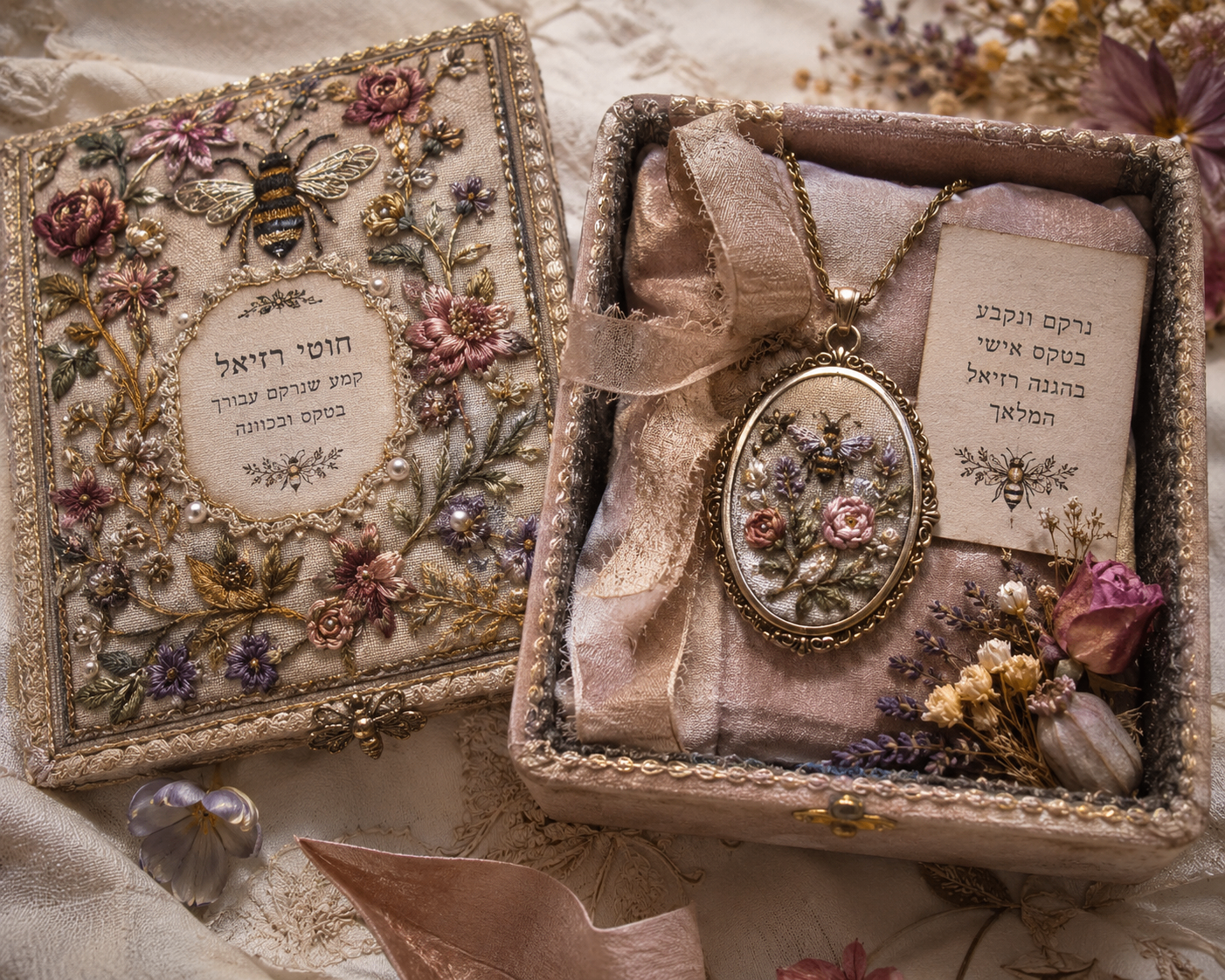 ערכת בוטיק יוקרתית עם תליון פרימיום של שער רזיאל